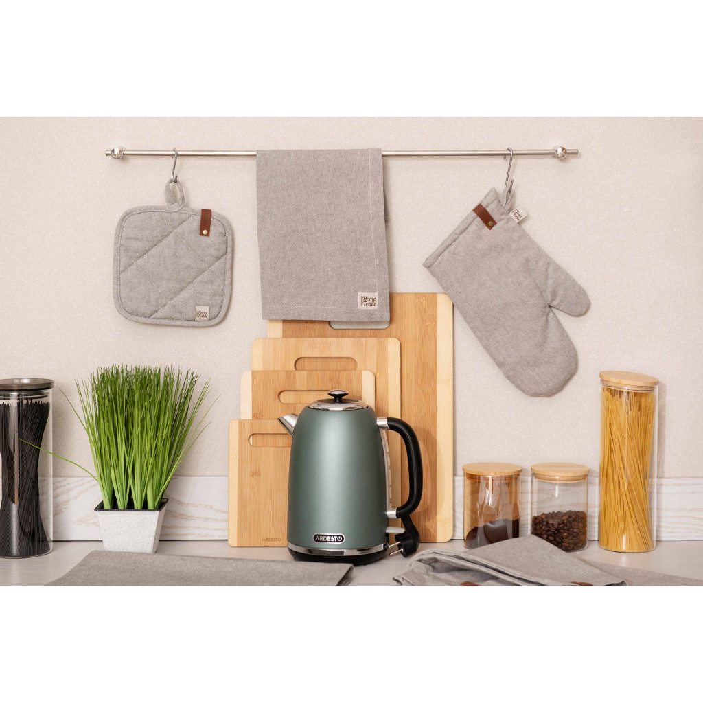 Серветка на стіл Ardesto Oliver сірий 40х40 см, 100% бавовна (ART06OD)