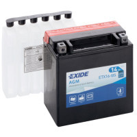 Акумулятор автомобільний EXIDE AGM 14Ah (+/-) (215EN) (ETX16-BS)