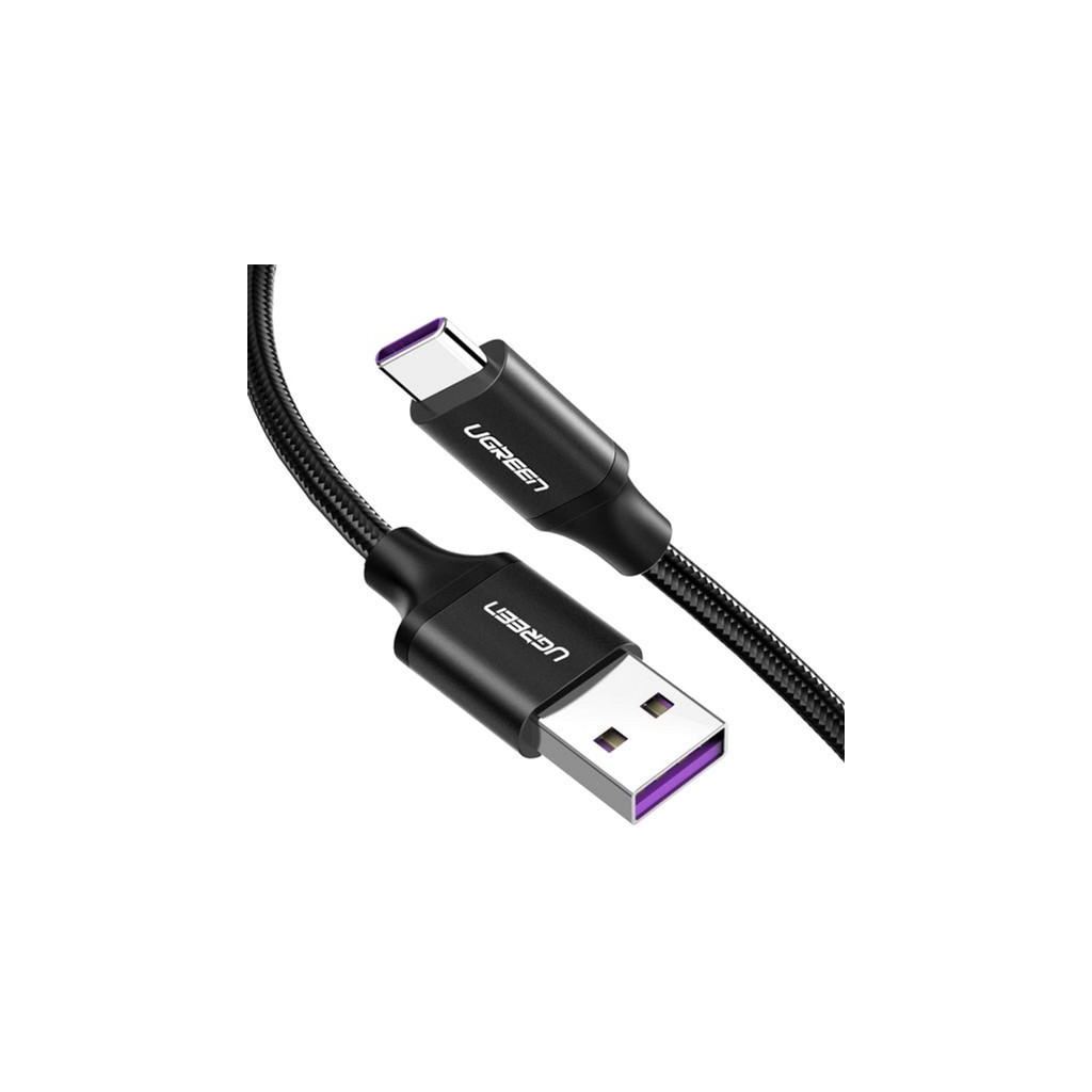 Дата кабель USB 3.0 AM to USB-C 2.0m 3.0A 18W US184 Black Ugreen (20884) Дата кабель USB 3.0 AM to USB-C 2.0m 3.0A 18W US184 Black Ugreen (20884)