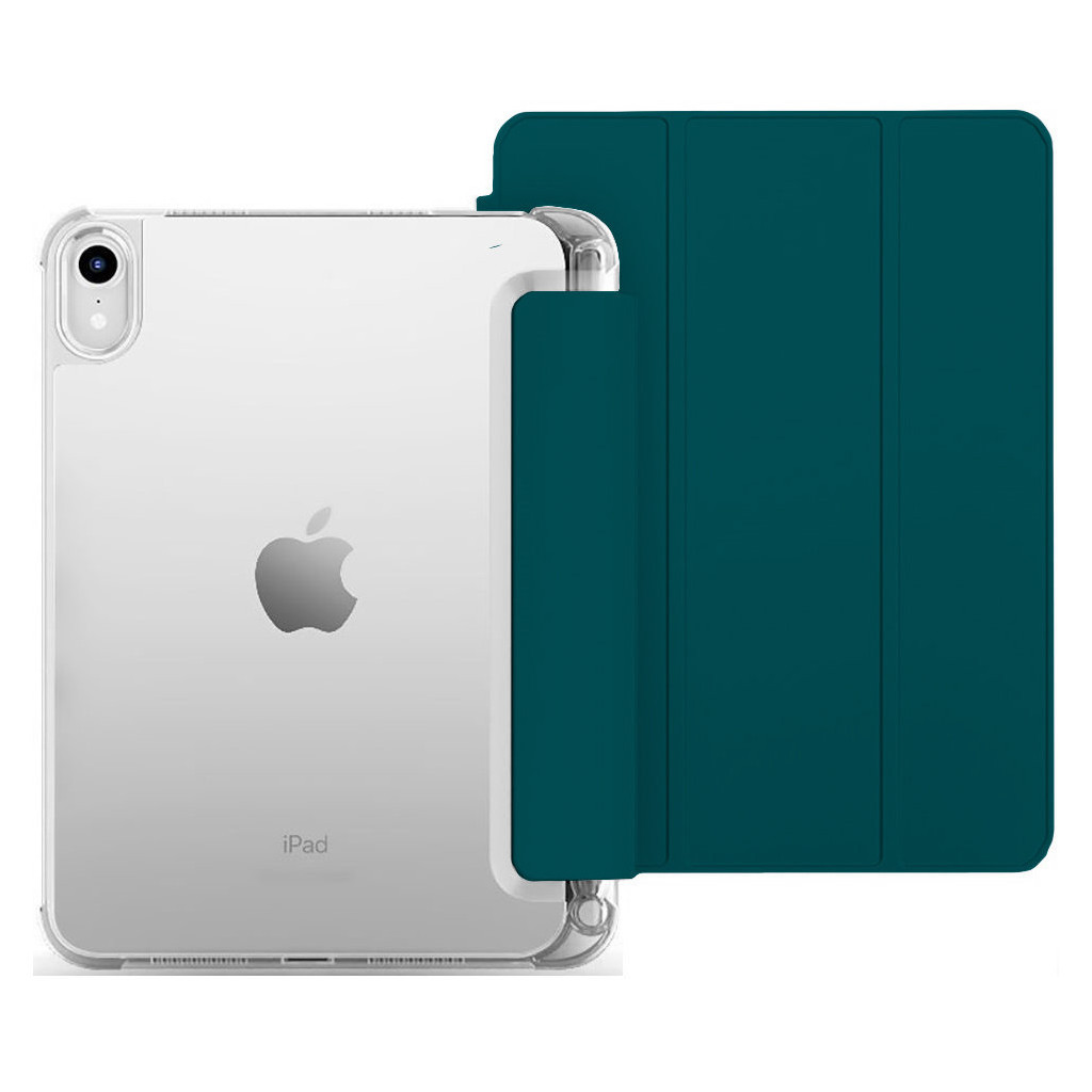 Чохол до планшета BeCover TPU Edge mount Apple Pencil Apple iPad 10.9" 2022/24/11" 2025 Dark Green (708482)