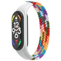 Ремінець до фітнес браслета Armorstandart Braided Solo Loop для Xiaomi Mi Band 7/6/5/4 Pride Edition size S (ARM64941)