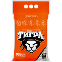 Наповнювач для туалету Тигра бентонітовий 5 кг (середня гранула 1.5-2.5 мм) (5201)