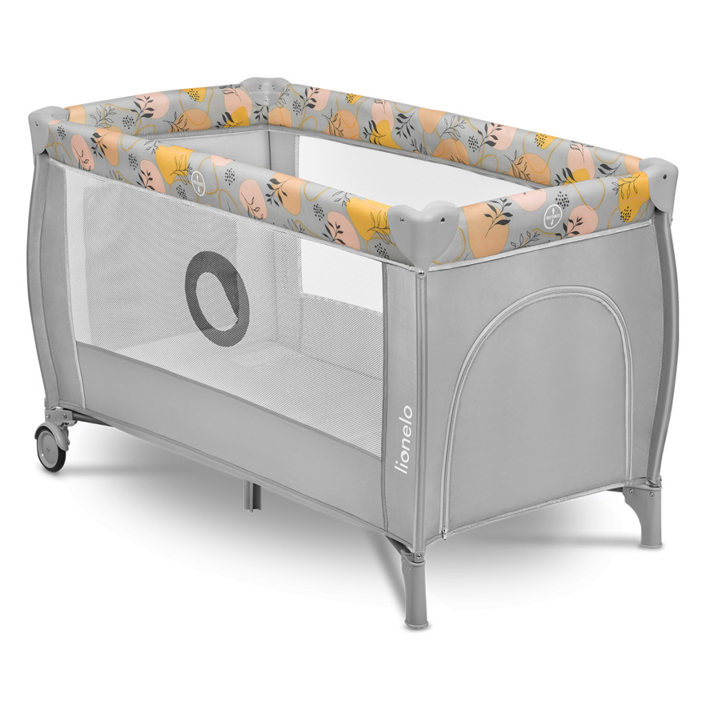 Дитячий манеж Lionelo Stefi Plus Pink Yellow (LO-STEFI PLUS PINK YELLOW)