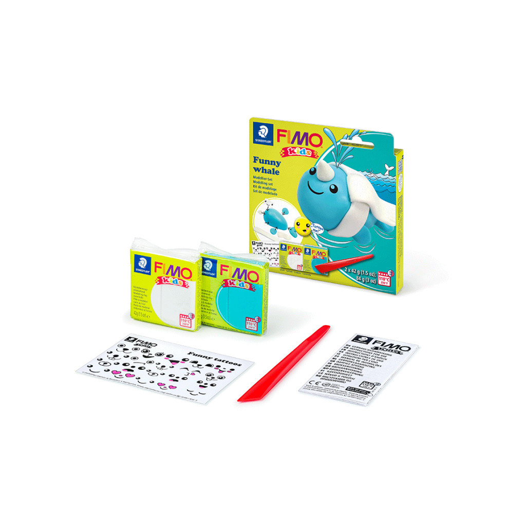 Набір для творчості Fimo Kids Кит 2 кольори х 42 г (4007817078730)