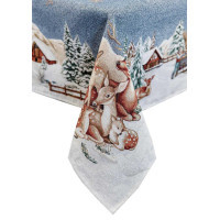 Provence tapestry tablecloth Blue glow 135x260 cm (4823093450240)