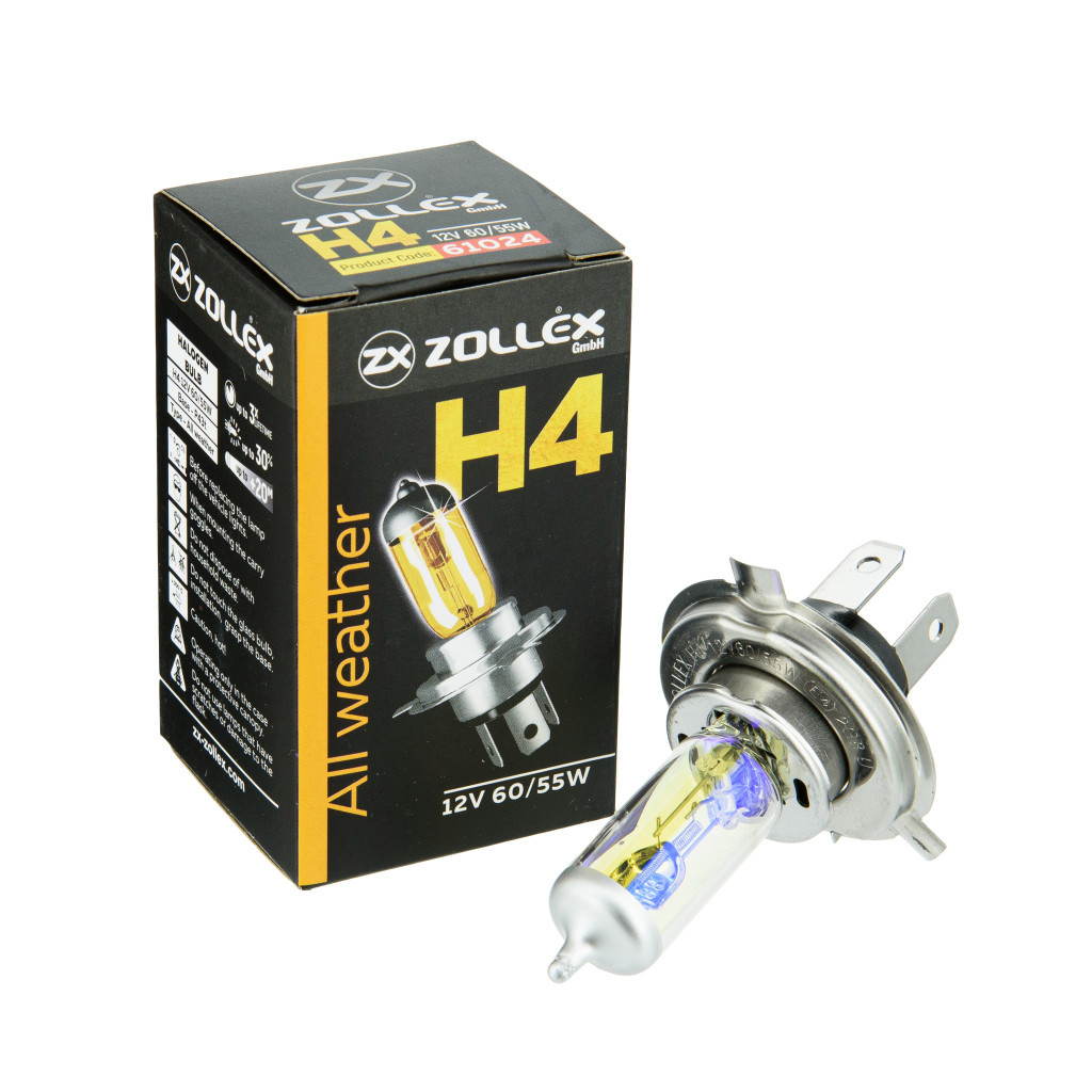 Автолампа Zollex H4 12V 60/55W All weather (2861024)