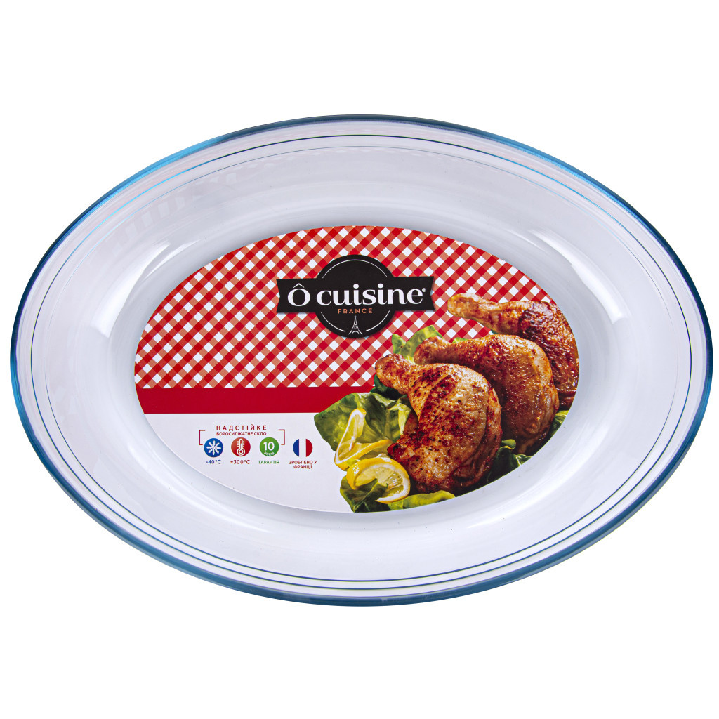 Форма для випікання O Cuisine овальна 30 х 21 х 6 см 2л sticker (345BN00/B044)