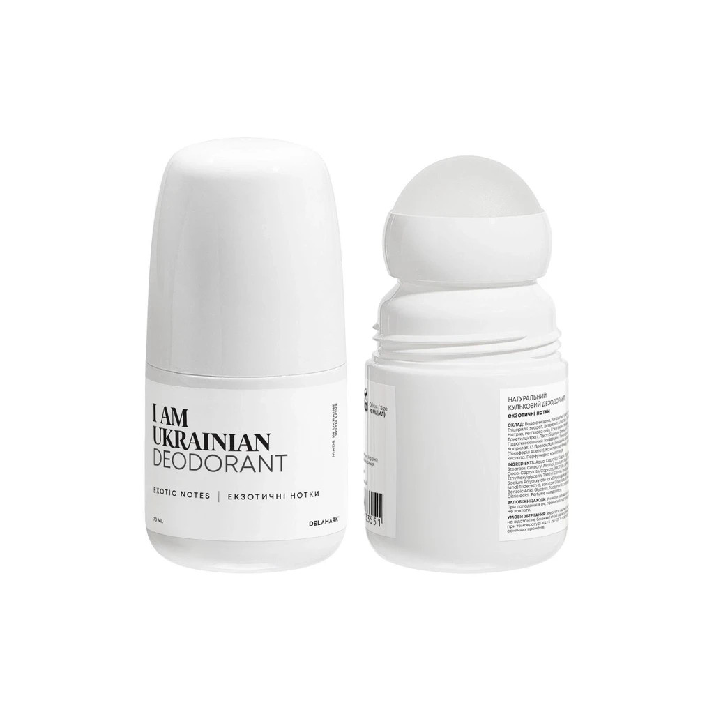 Дезодорант DeLaMark I Am Ukrainian Екзотичні нотки 70 мл (4820152333551)