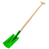 Shovel Verto bayonet straight, T-shaped wooden handle, 117cm, 1.2kg (15G017)
