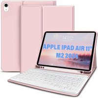Чохол до планшета BeCover Keyboard Apple iPad Air 11" M2/M3 (2024/2025) Pink (711398)
