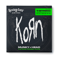 Guitar strings Jim Dunlop Heavy Core Korn Guitar Strings (10-65) (KRHCN1065-7)