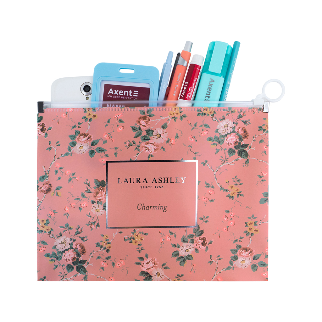 Папка на блискавці Axent zip-lock А5 Laura Ashley, Charming (1498-30-A)