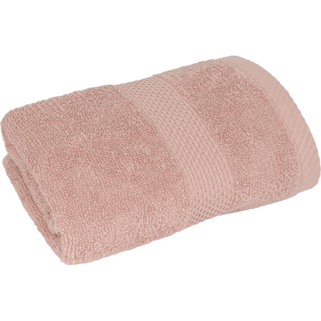 Рушник Home Line махровий бордюрний (пудровий) 400 гр/м2, 40х70 см (161668)