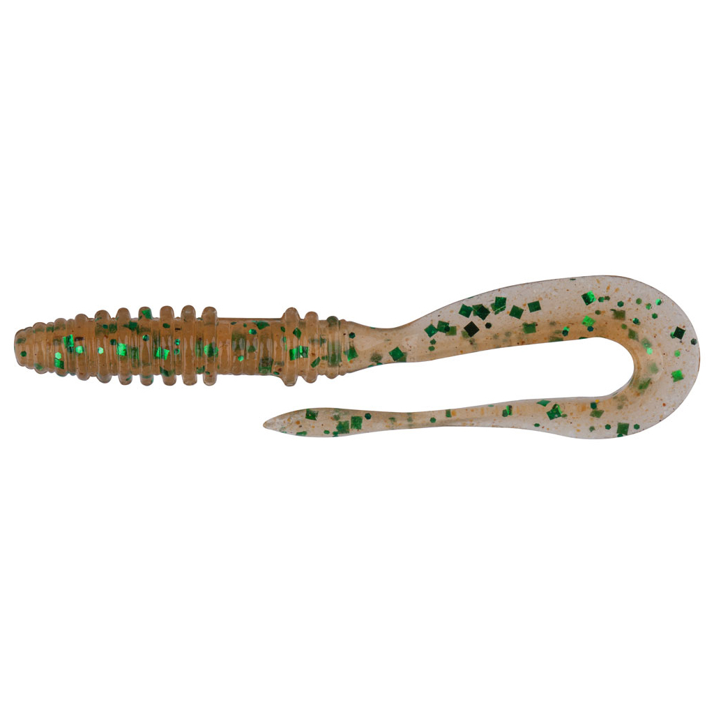 Силікон рибальський Keitech Mad Wag Mini 2.5" (12 шт/уп) кea02 peach green flk. (1551.07.44)