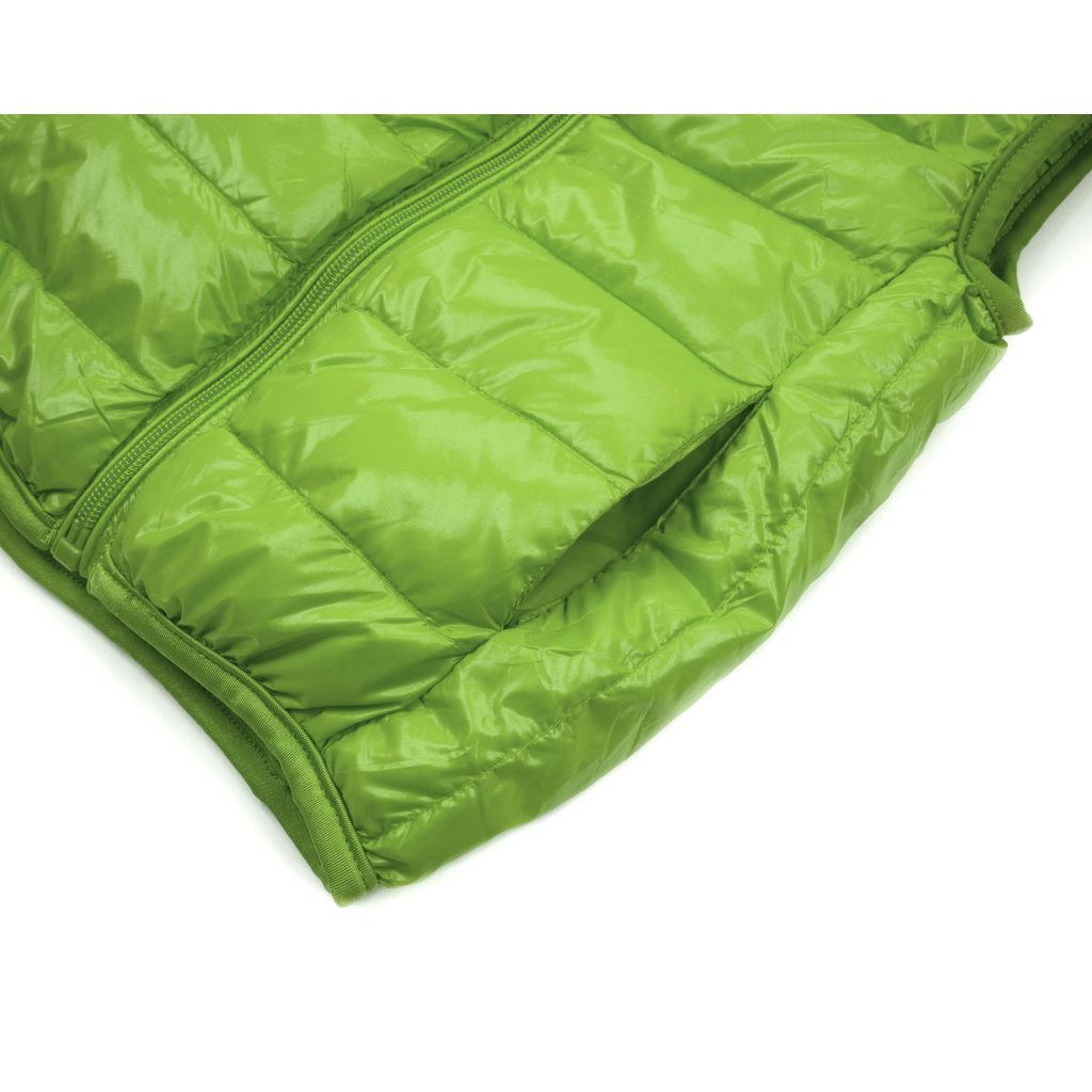 Жилет дитячий Kurt пуховий з капюшоном (V-HT-580T-160-green)