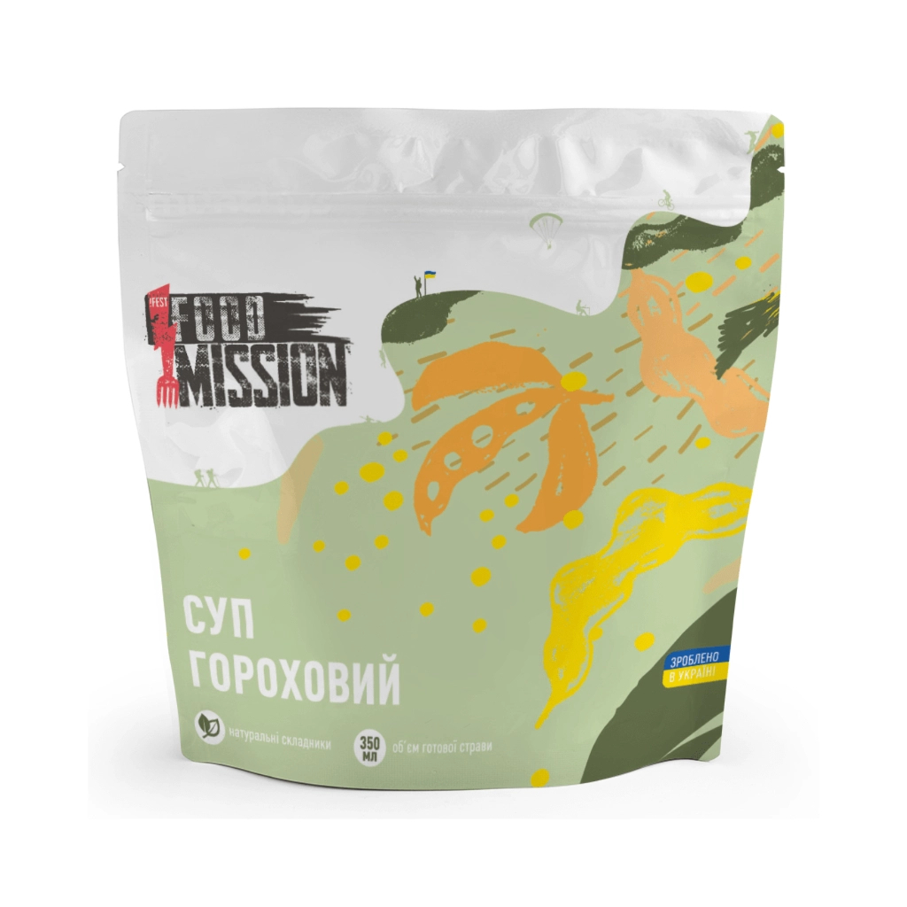 Їжа швидкого приготування Food Mission Суп гороховий 50 г (fm.30443)