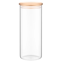 Банка Ardesto Fresh 1600 мл, скло, пластик, прозорий (AR1316SFM)