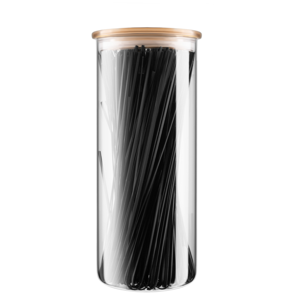 Банка Ardesto Fresh 1600 мл, скло, пластик, прозорий (AR1316SFM)