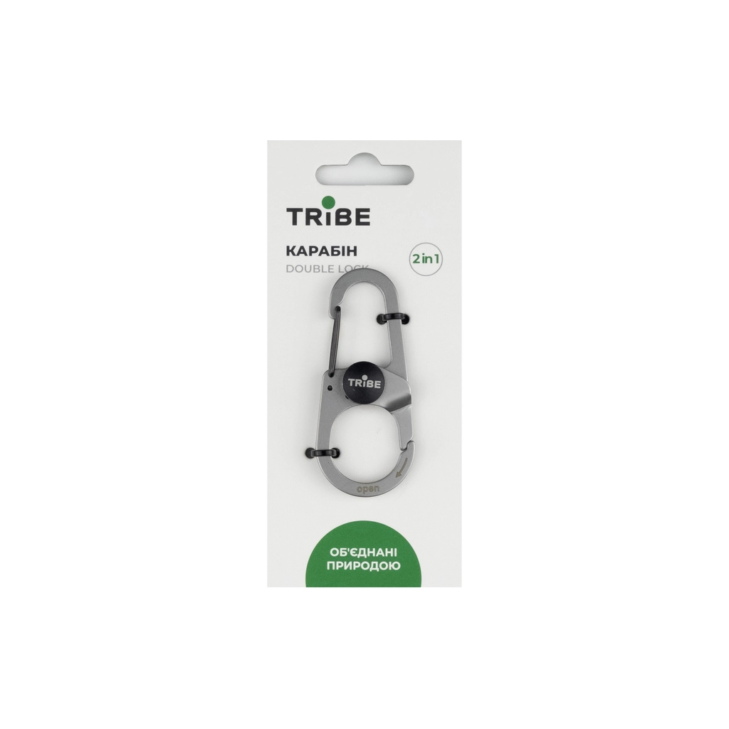 Карабін туристичний Tribe Double Lock (T-LB-0006-metal) Карабін туристичний Tribe Double Lock (T-LB-0006-metal)