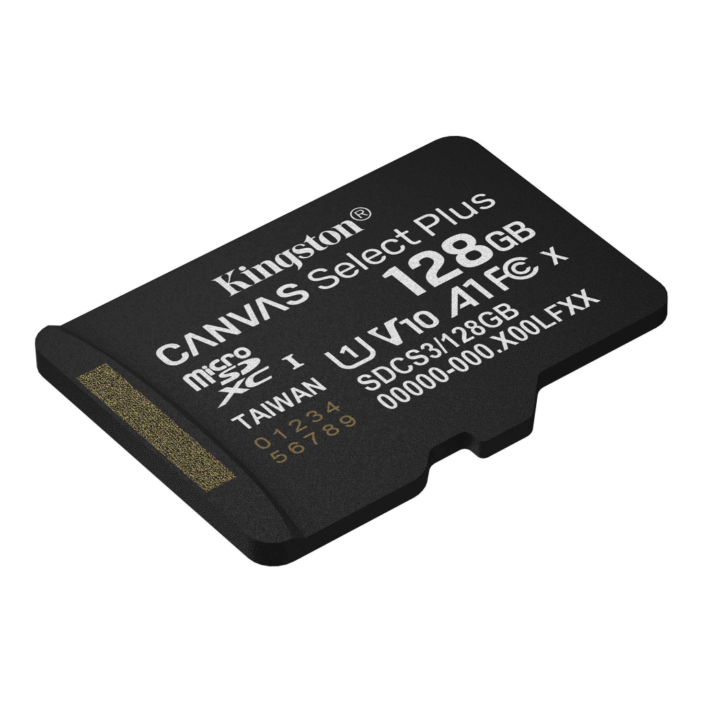 Карта пам'яті Kingston 128GB microSDXC class 10 UHS-I V10 A1 Canvas Select Plus (SDCS3/128GBSP) Карта пам'яті Kingston 128GB microSDXC class 10 UHS-I V10 A1 Canvas Select Plus (SDCS3/128GBSP)