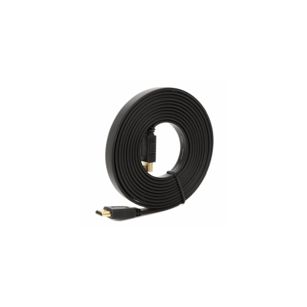 Кабель мультимедійний HDMI M to HDMI M 5.0m V1.4 black Merlion (YT-HDMI(M)/(M)SLIM-5.0m/01072) Кабель мультимедійний HDMI M to HDMI M 5.0m V1.4 black Merlion (YT-HDMI(M)/(M)SLIM-5.0m/01072)