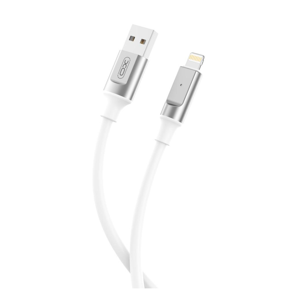 Дата кабель USB 2.0 AM to Lightning 1.0m 6A silicone white XO (NB251_L_White) Дата кабель USB 2.0 AM to Lightning 1.0m 6A silicone white XO (NB251_L_White)