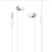 Навушники XO EP15 In-ear Metal Earphone 1.2 м White (6920680866175)