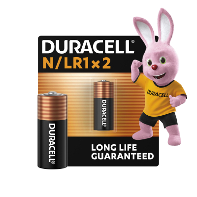Батарейка Duracell N 1.5V спеціальна лужна, LR1/E90/4001/AM5/MN9100 2 шт. в упаковці (5007465)