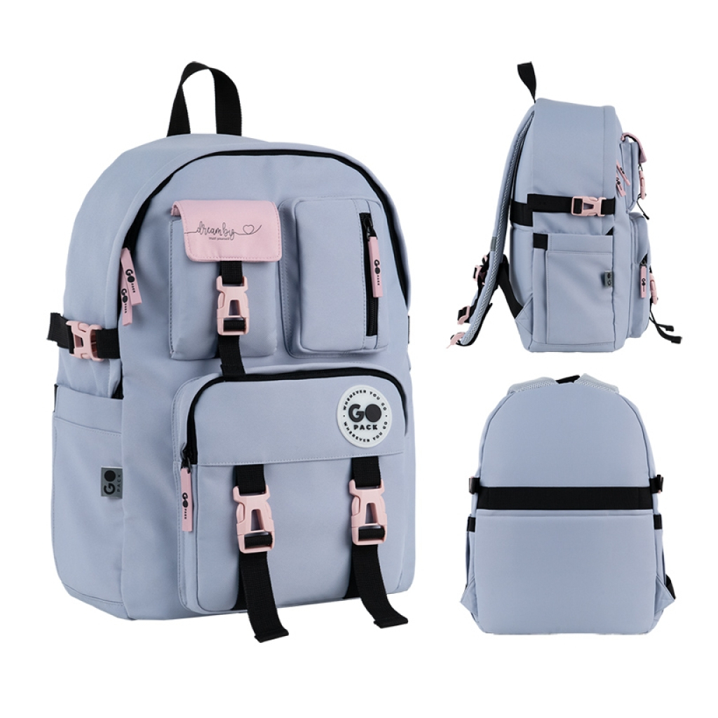 Рюкзак шкільний GoPack Education Teens 2500L сірий (GO26-2500L-1)