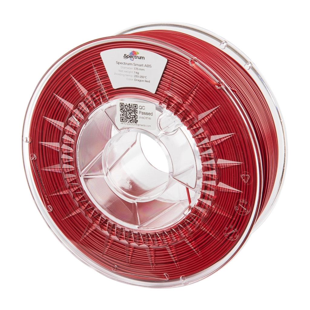 Пластик для 3D-принтера Spectrum ABS Smart 1.75mm 1kg DRAGON RED (80089)