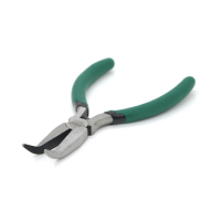 Voltronic pliers curved, green handles, 135x32, Q30 (YT-CD135x32)