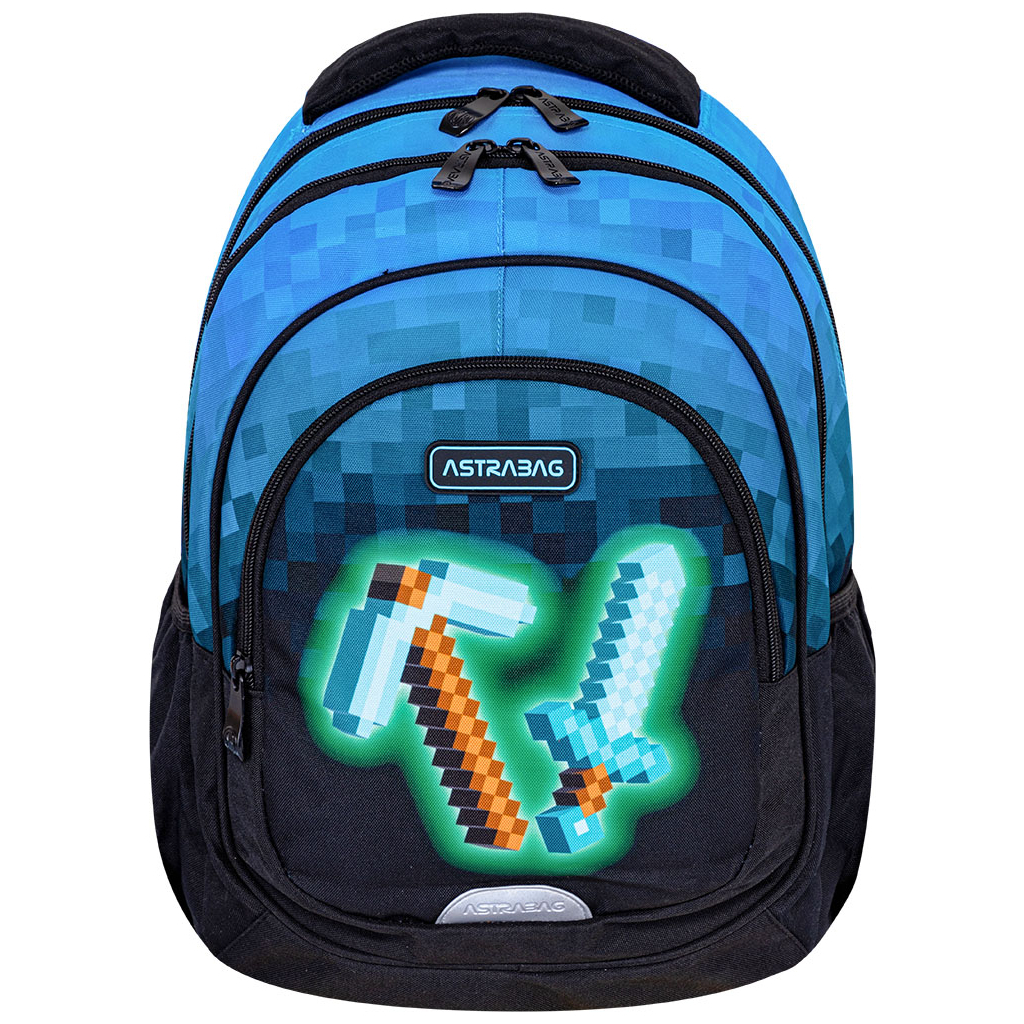 Рюкзак шкільний Astrabag AB330 BLUE PIXEL (502024092)