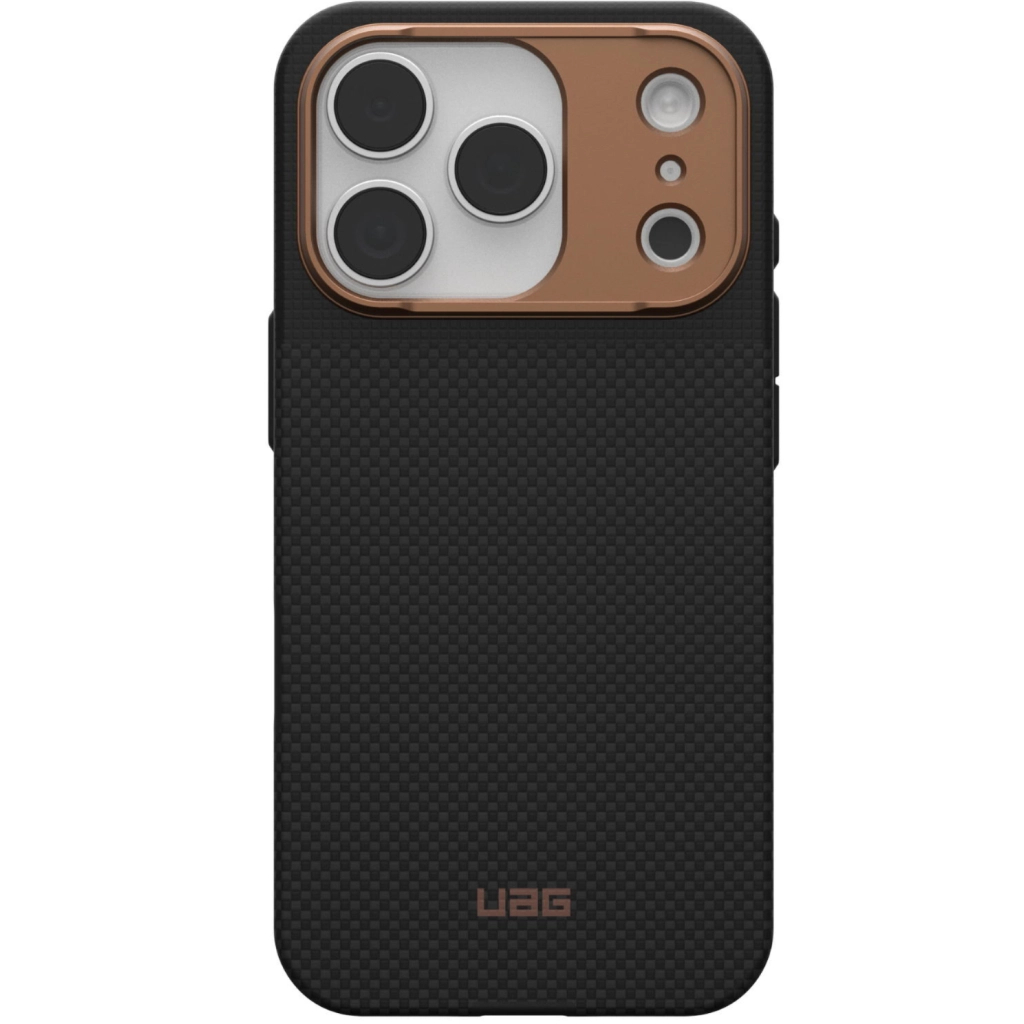 Чохол до мобільного телефона UAG iPhone 17 Pro Fibr Armr Magsafe Kevlar Graphite/Bronze (114555113985)