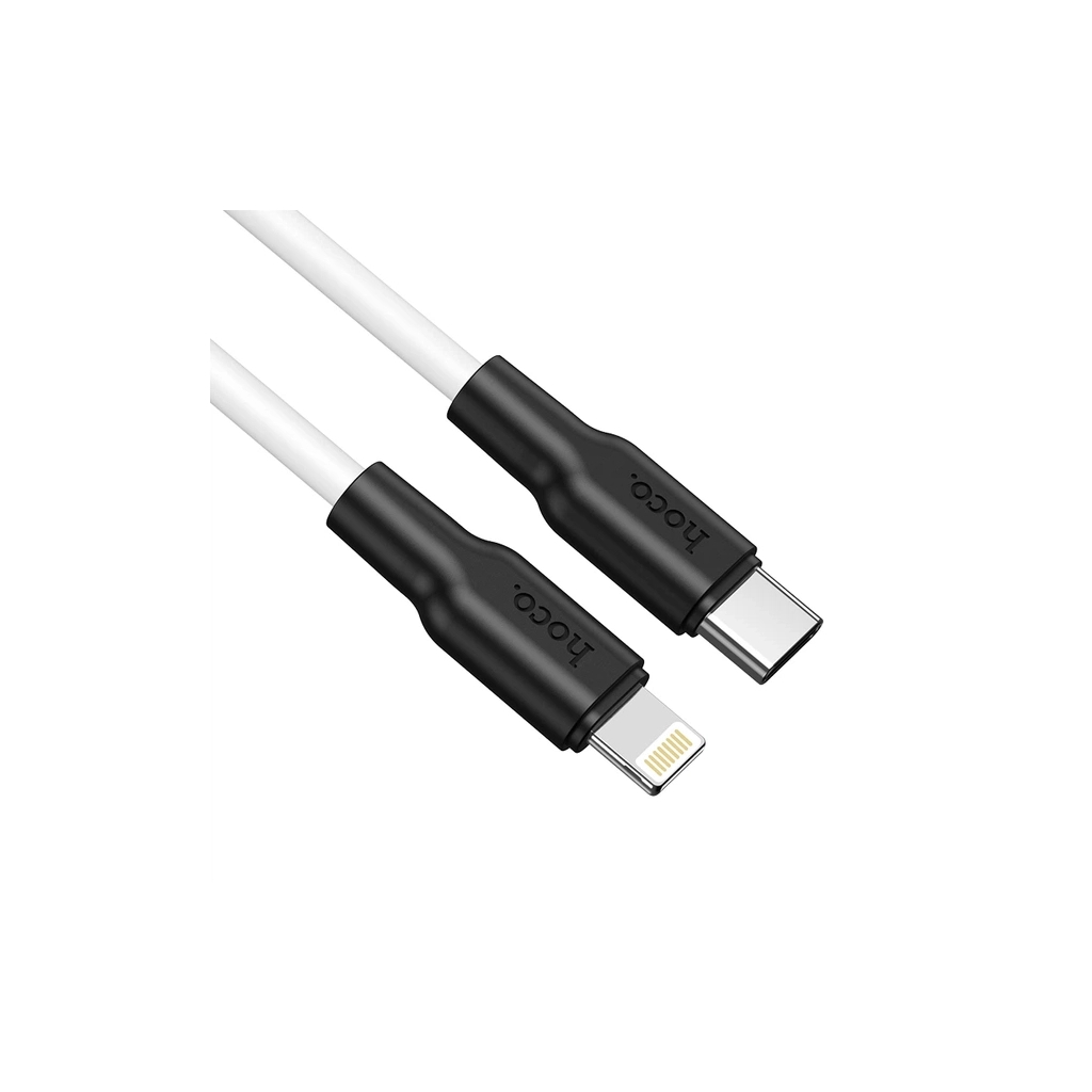 Дата кабель USB-C to Lightning 1.0m 3A 20W X21 Plus black+white HOCO (6931474742162) Дата кабель USB-C to Lightning 1.0m 3A 20W X21 Plus black+white HOCO (6931474742162)