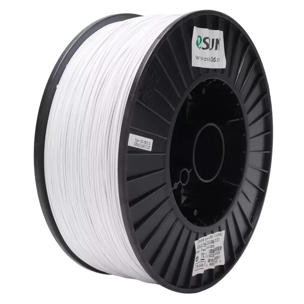 Пластик для 3D-принтера eSUN PLA+ 1.75мм, 3кг White, Cold (PLA+175CW3)