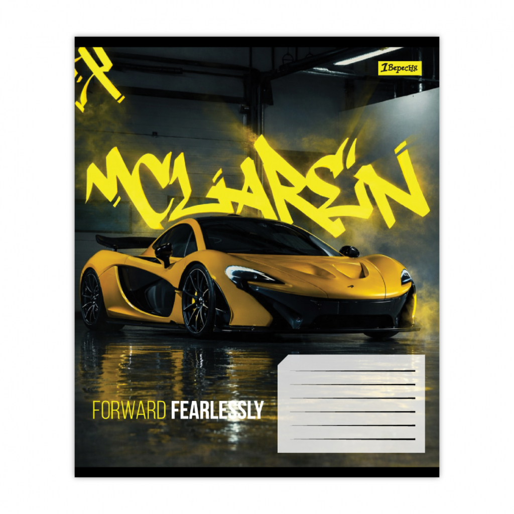 Зошит 1 вересня Fearleslly forward А5 24 аркуша клітинка (768672) Зошит 1 вересня Fearleslly forward А5 24 аркуша клітинка (768672)