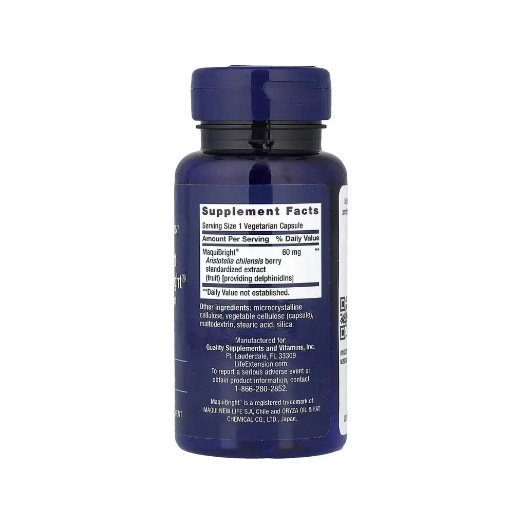 Вітамінно-мінеральний комплекс Life Extension Захист від втоми очей, Tear Support with MaquiBright, Maqui Berry Extract, (LEX-19183)