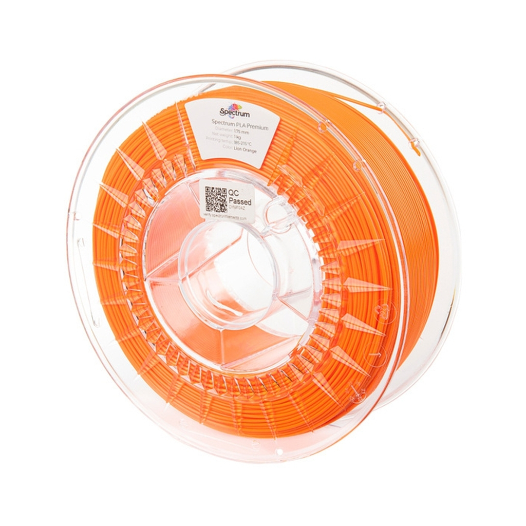 Пластик для 3D-принтера Spectrum PLA Premium 1.75mm 1kg Orange, Lion (80008)