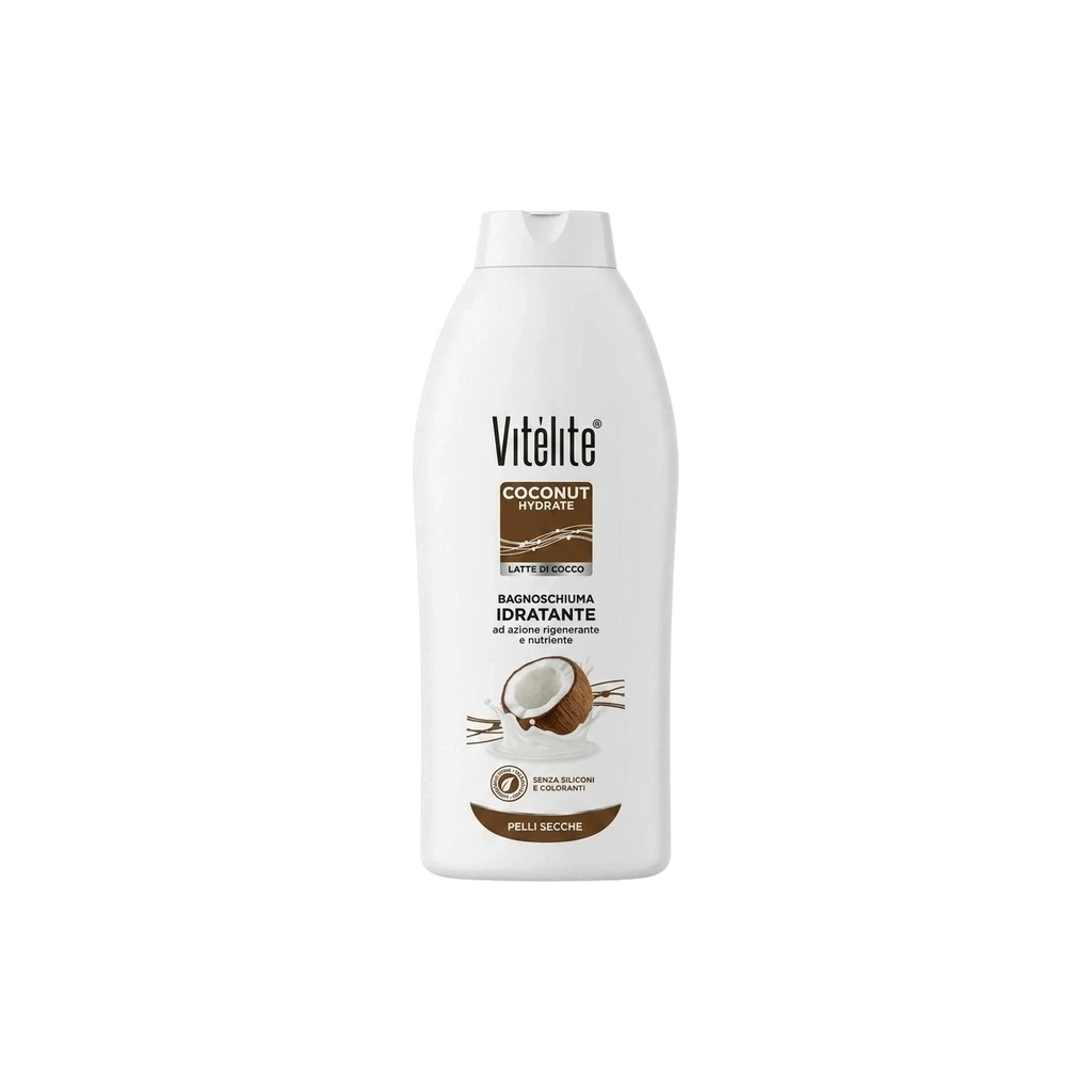 Гель для душу Vitelite Зволожувальний З кокосовим молоком 1 л (8033993192614)