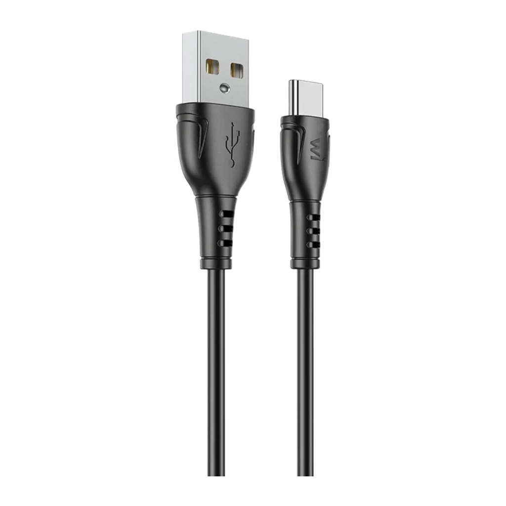 Дата кабель USB 2.0 AM to USB-C 1.0m PVC black Wibrand (WI.DC/BO1B-UC) Дата кабель USB 2.0 AM to USB-C 1.0m PVC black Wibrand (WI.DC/BO1B-UC)