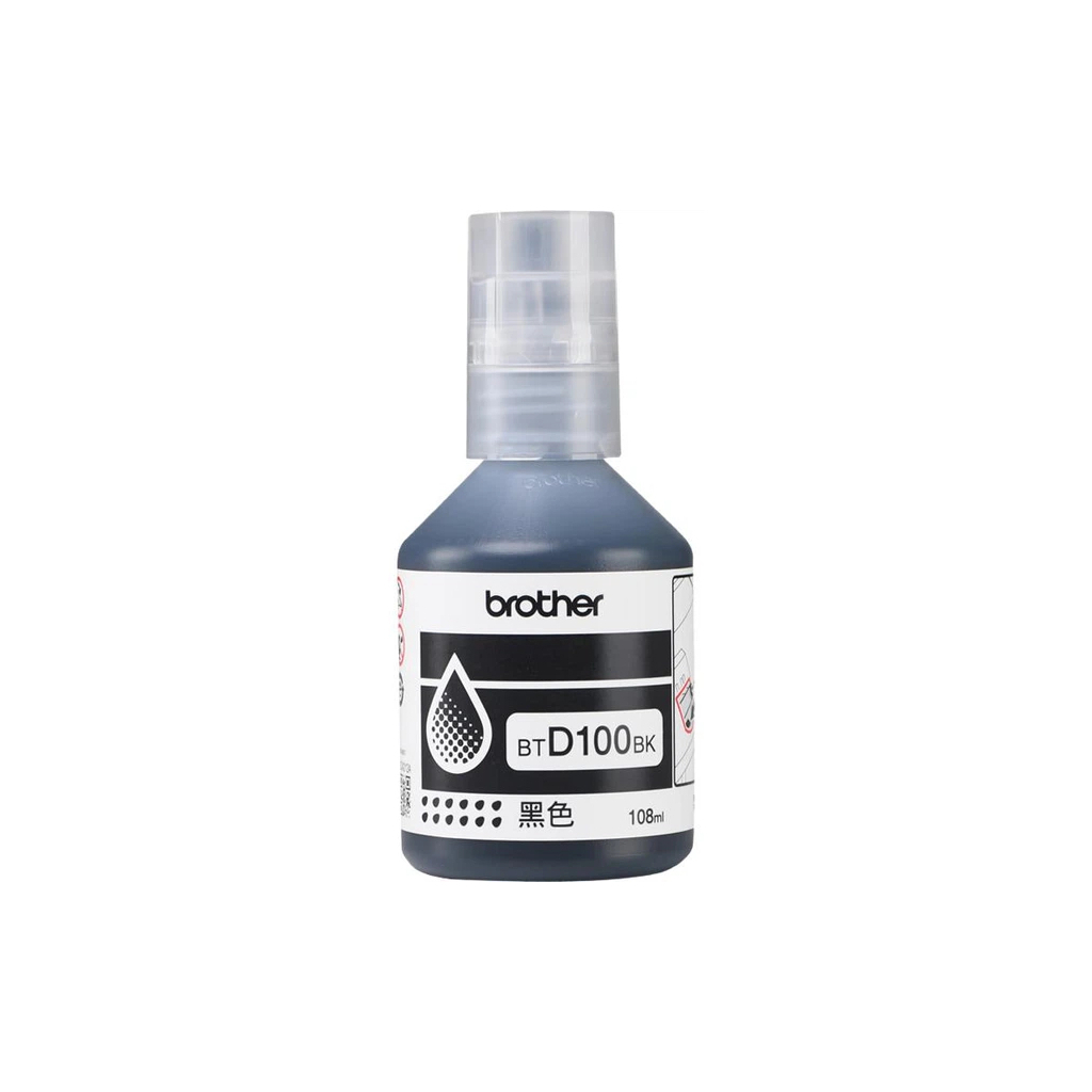 Контейнер з чорнилом Brother BTD100BK 108ml (BTD100BK)