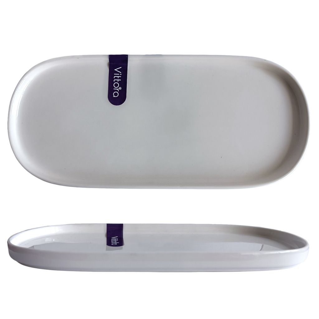 Блюдо Vittora Royale Cream 250 х 118 мм (VT-P-1255CR)