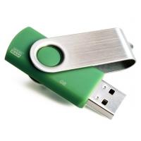 USB флеш накопичувач Goodram 4GB Twister Dark Green USB 2.0 (PD4GH2GRTSBG2)