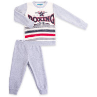 Піжама дитяча Matilda велюрова "Boxing" (7605-110B-gray)