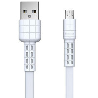 Дата кабель USB 2.0 AM to Micro 5P 1.0m Armor Series white Remax (RC-116M-WHITE)