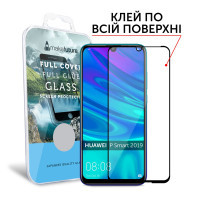 Скло захисне MakeFuture для Huawei P Smart 2019 Black Full Cover Full Glue (MGFCFG-HUPS19)