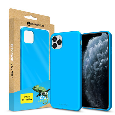 Чохол до моб. телефона MakeFuture Flex Case (Soft-touch TPU) Apple iPhone 11 Pro Max Light Blu (MCF-AI11PMLB)