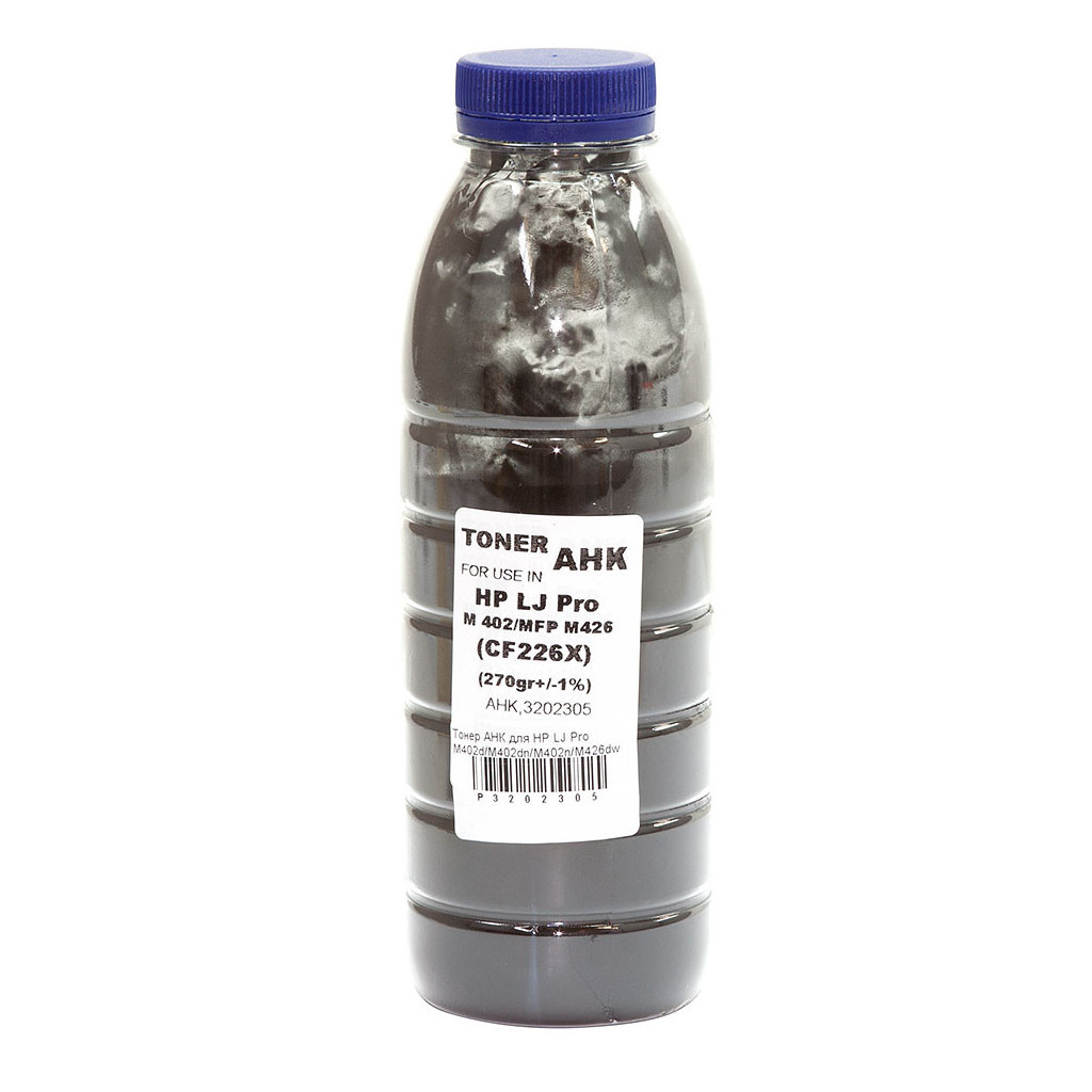 Тонер HP LJ Pro M402d/M402dn/M402n/M426dw, 270g Black AHK (3202305)
