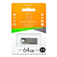 USB флеш накопичувач T&G 64GB 117 Metal Series Black USB 3.0 (TG117BK-64G3)