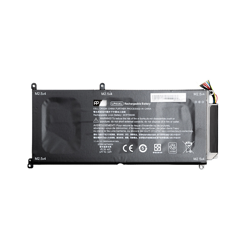 Акумулятор до ноутбука HP Envy 15T-AE Series (LP03XL) 11.4V 3600mAh PowerPlant (NB461691) Акумулятор до ноутбука HP Envy 15T-AE Series (LP03XL) 11.4V 3600mAh PowerPlant (NB461691)